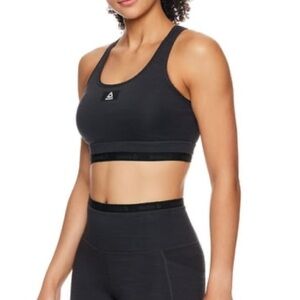 Reebok Workout Ready Everyday Racerback Sports Bra in Black
